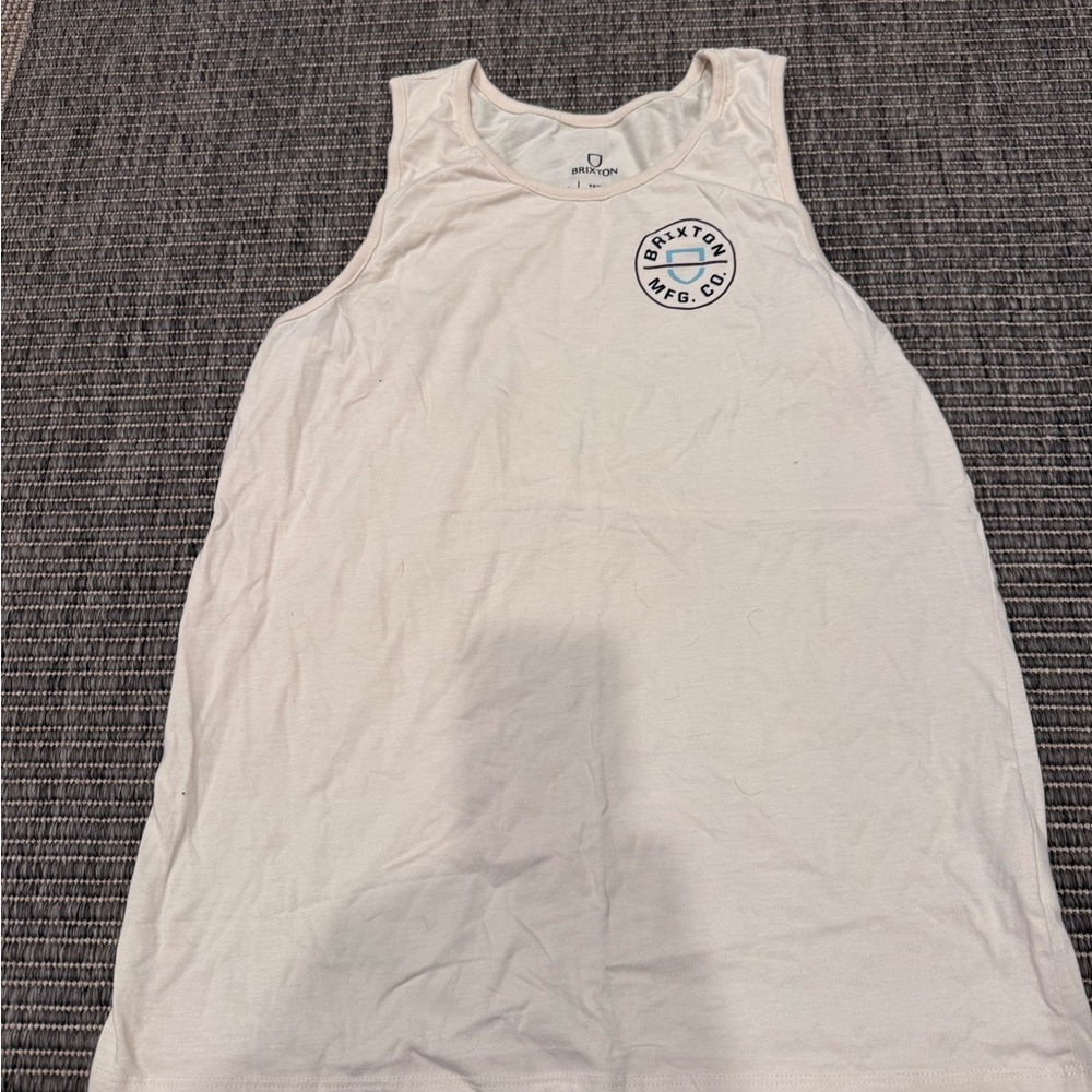 Brixton Crest Cream Tank Top